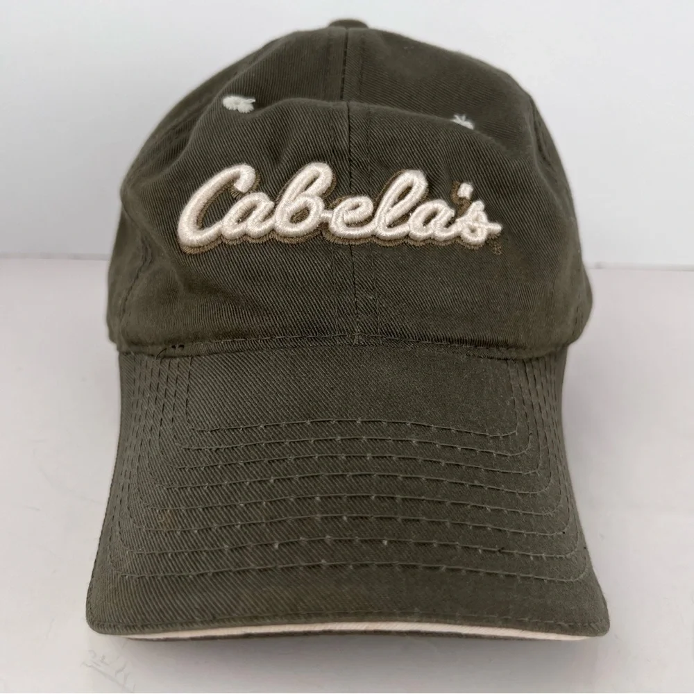 Cabela’s Cap Green One Size Hat Unisex Adjustable Outdoor Fishing Hunting Camp